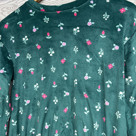 Plush Sweatshirt Flowers 10-12