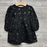 LS Dress Bows & Stars 3t