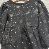 LS Dress Bows & Stars 3t