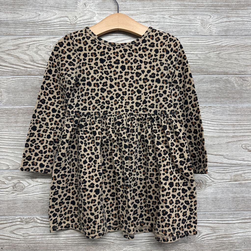 LS Dress Animal Print 4t