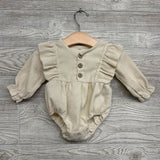 Ribbed Bodysuit W/ Ruffles 6-9M