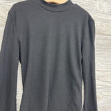 Ribbed Mock Neck Shirt W/ Bell Sleeves 11-12