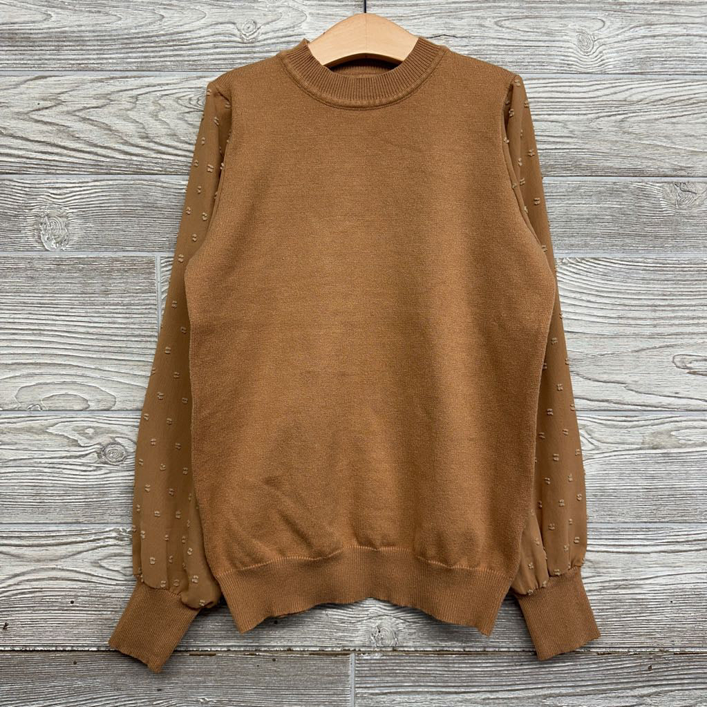 Mock Sweater Textured Sleeves 10