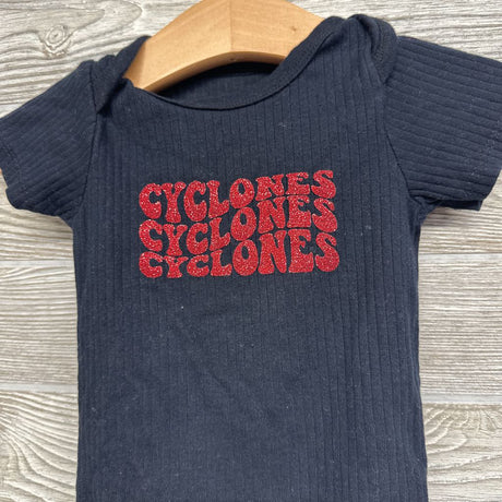 Ribbed Sleeper Glitter Cyclones 12M