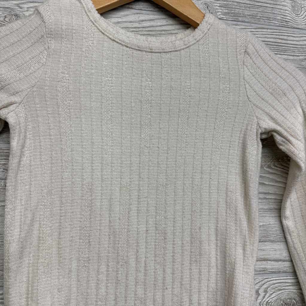 Ribbed LS Shirt Glitter 5t