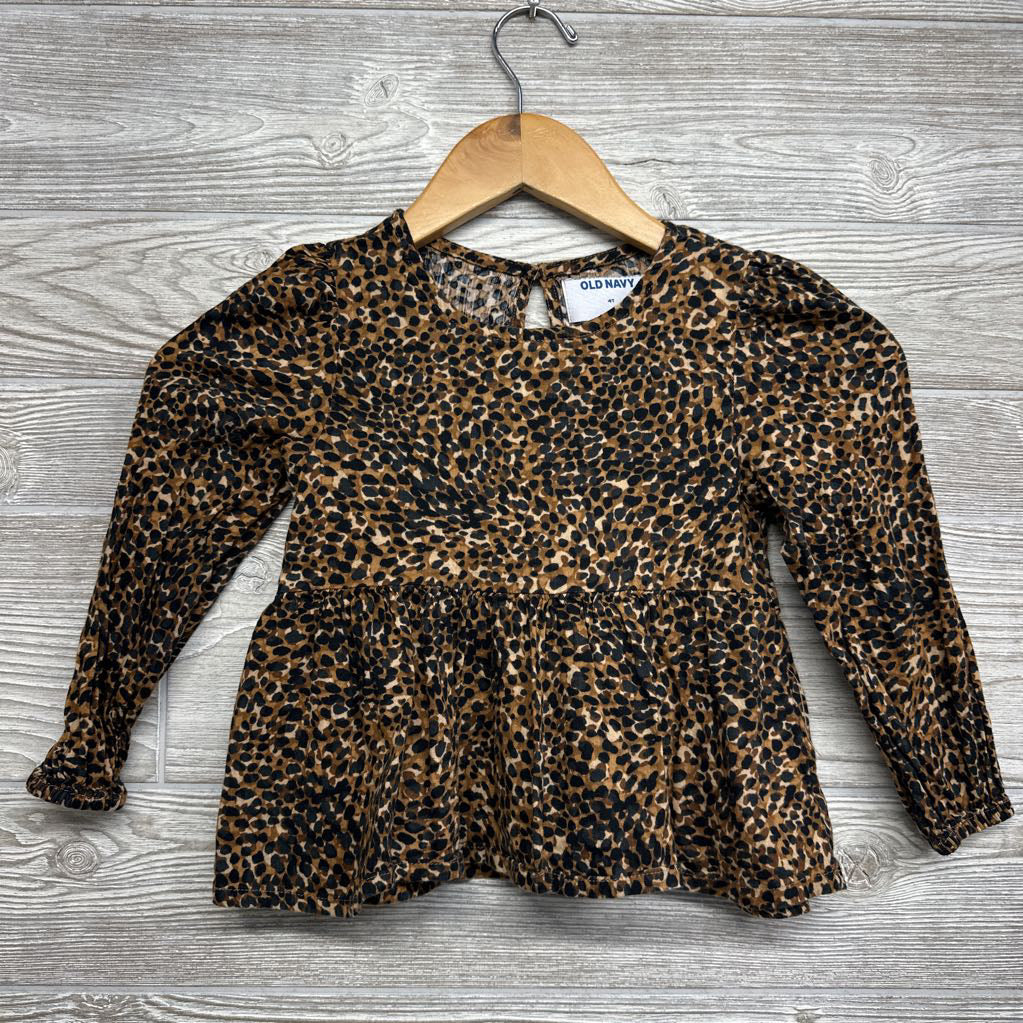 Peplum Shirt Printed 4t