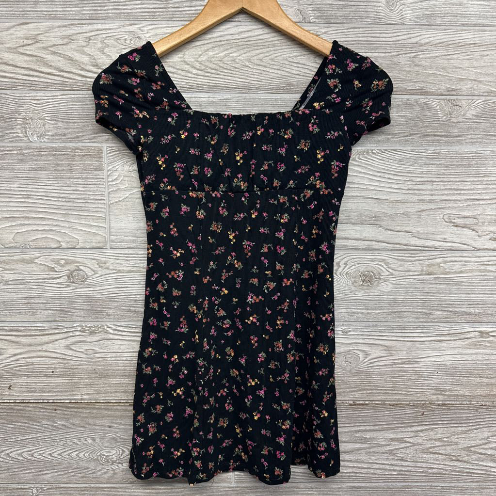 Ribbed Dress Flowers