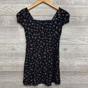 Ribbed Dress Flowers