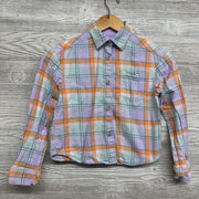 Flannel Button Up Shirt 7-8
