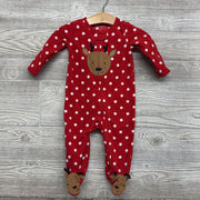 Blanket Sleeper Reindeer & Polka Dots6M