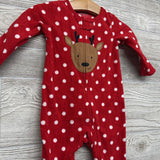 Blanket Sleeper Reindeer & Polka Dots6M