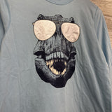 LS Shirt Dinosaur W/ Glasses 14-16