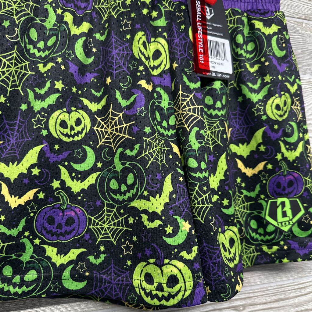 NEW Spooky Season Halloween Mesh Shorts 10