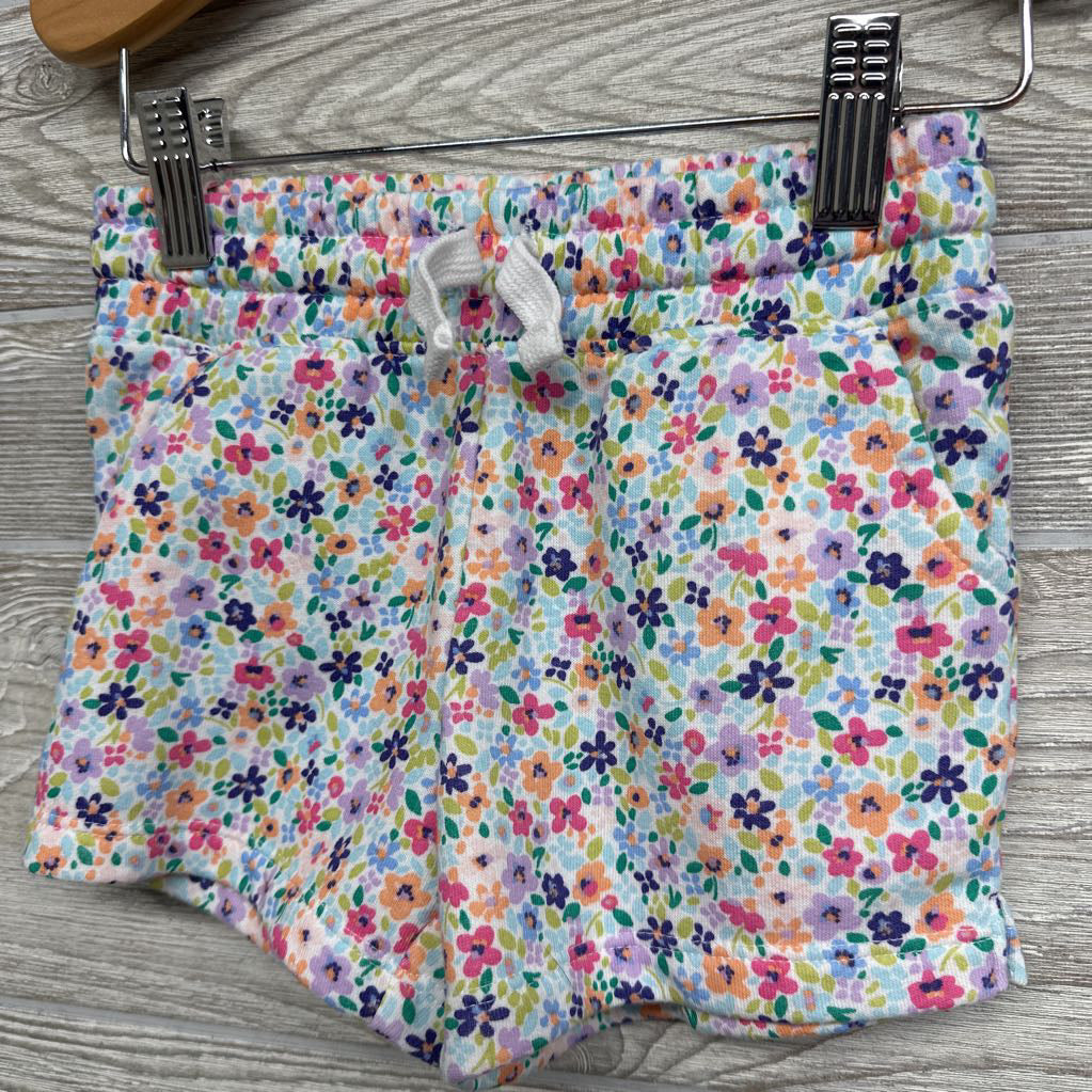French Terry Shorts Flowers 3t