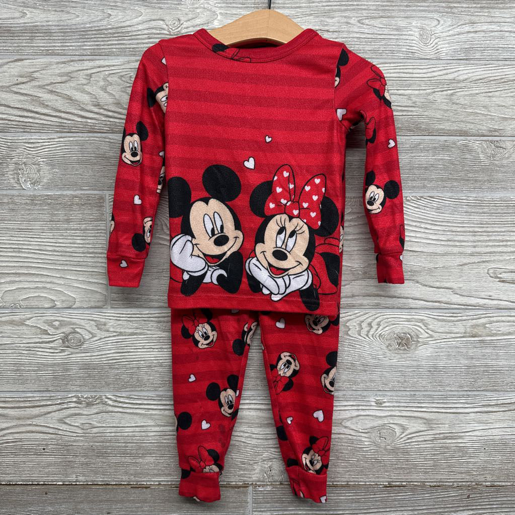 2 Pc Pj Mickey & Minnie 4t