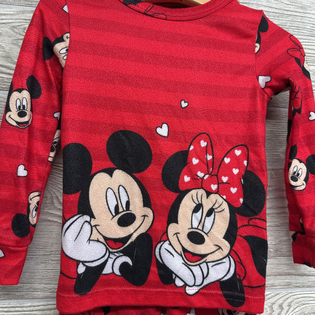 2 Pc Pj Mickey & Minnie 4t