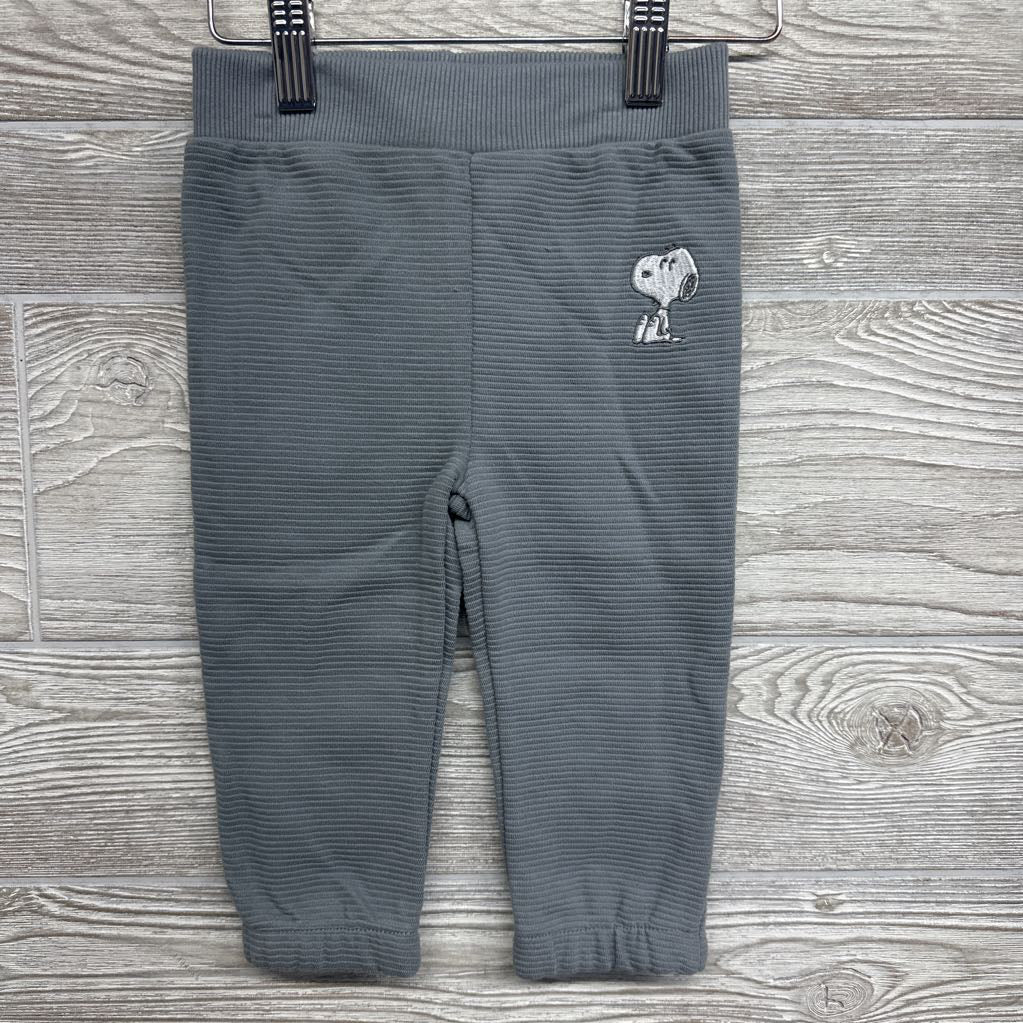 LS Ribbed Shirt & Joggers Snoopy 12M