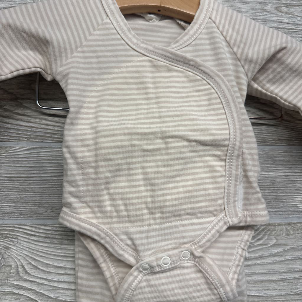 Striped LS Bodysuit & Pants NB