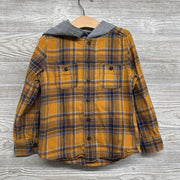 Button Up Plaid Shirt W/ Hood 6