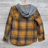 Button Up Plaid Shirt W/ Hood 6