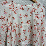 Peplum LS Blouse Flowers 8