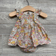 Bodysuit Dress Flowers & Winnie The Pooh 6M