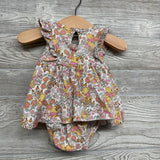 Bodysuit Dress Flowers & Winnie The Pooh 6M