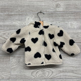 Sherpa Jacket Hearts 0-3M
