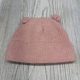 Waffle Knit Bear Ears Winter Hat