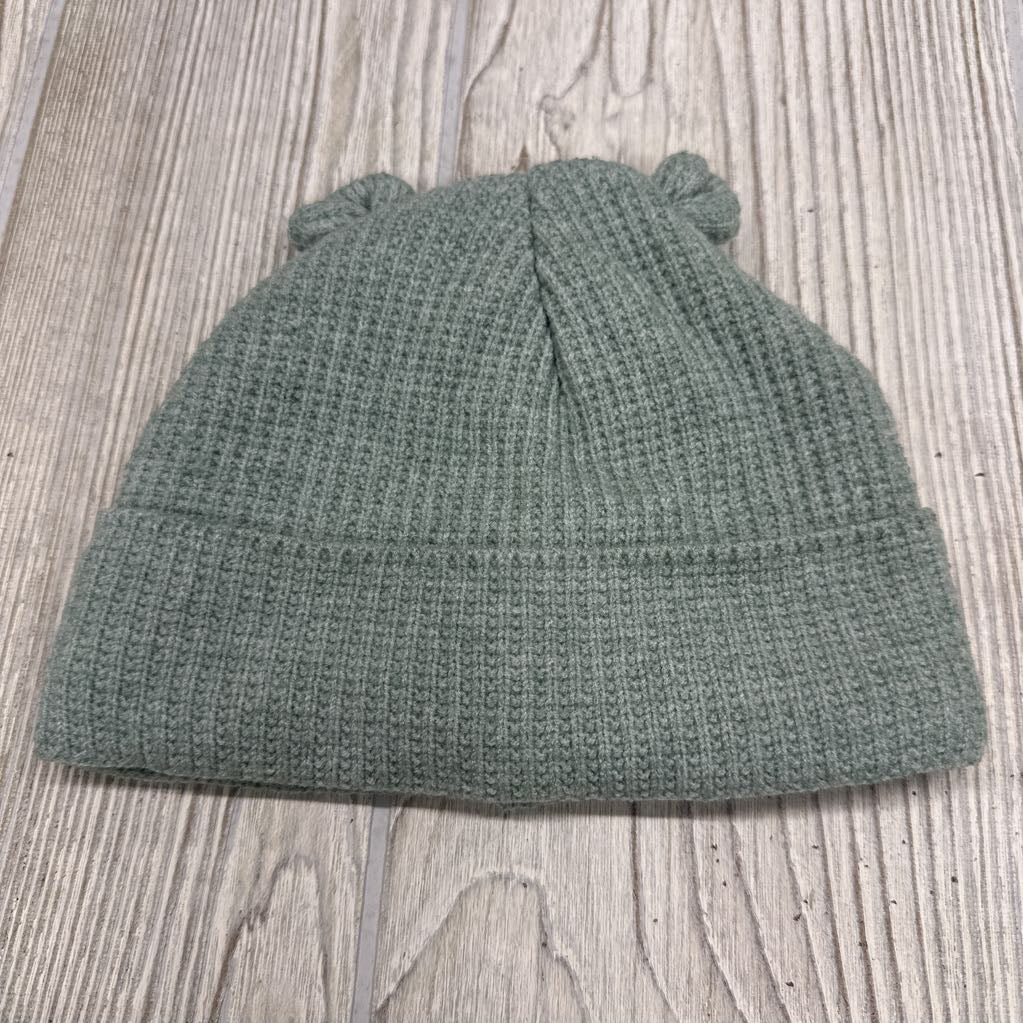 Waffle Knit Bear Ears Winter Hat