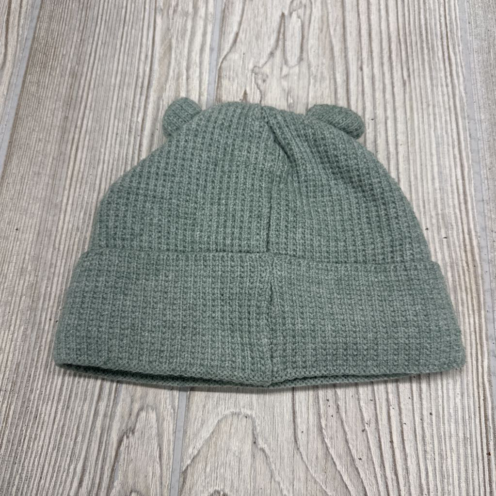 Waffle Knit Bear Ears Winter Hat