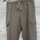 Drawstring Woven Cargo Pants 10-12