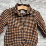 Gingham Button Up Shirt 12M