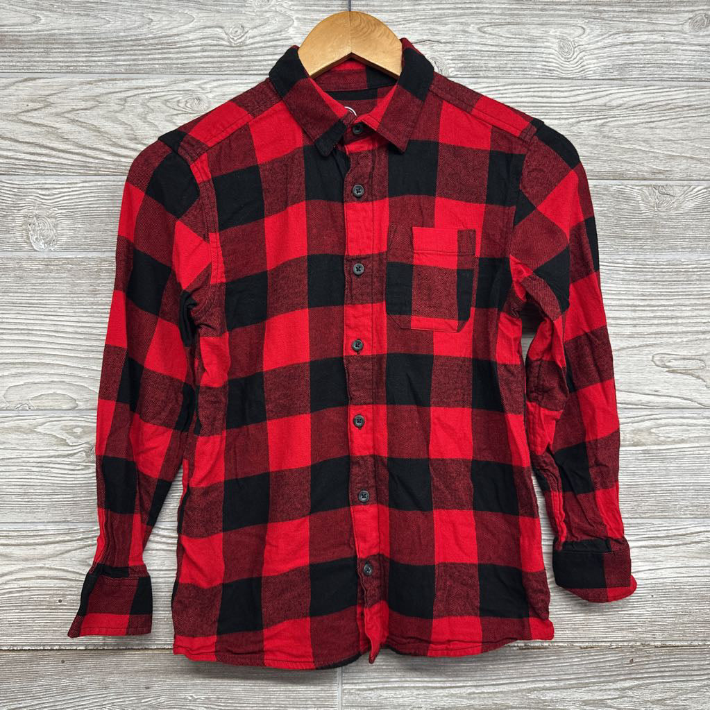 Buffalo Plaid Button Up Shirt 10-12