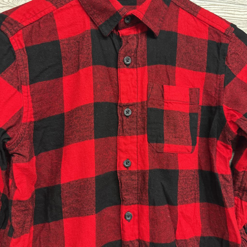 Buffalo Plaid Button Up Shirt 10-12