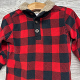 Fleece Gingham Pullover 18M