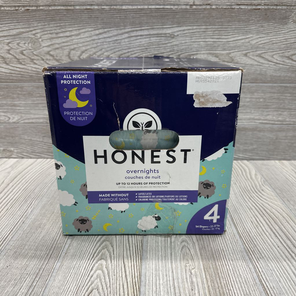NEW 54 Pk Overnight Diapers