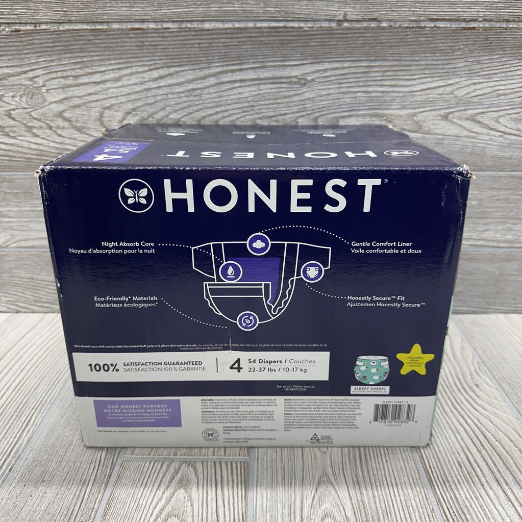 NEW 54 Pk Overnight Diapers