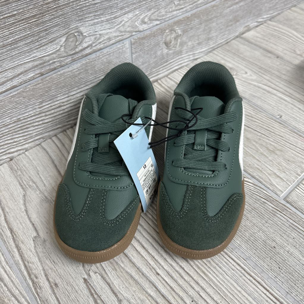 NEW Boston Shoes Side Stripes 13c