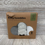 NEW 3 Pk Organic Swaddles