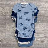 NEW 5 Pk Bodysuit Construction 3-6M