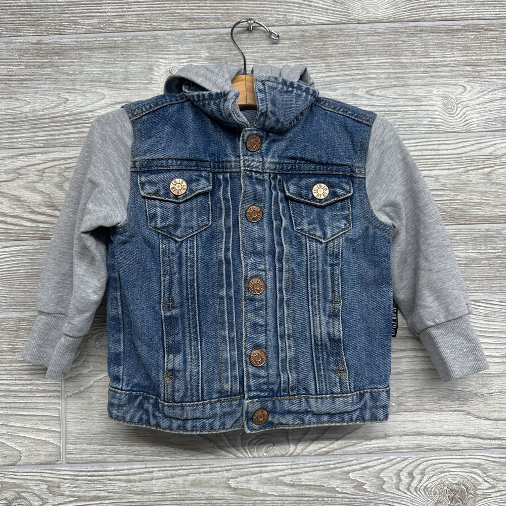 Hooded Denim Jacket 12-18M