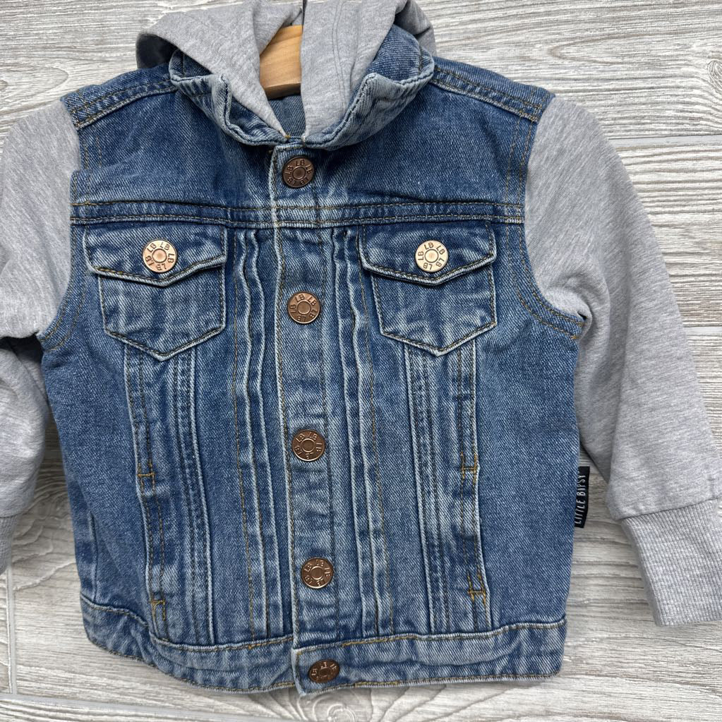 Hooded Denim Jacket 12-18M