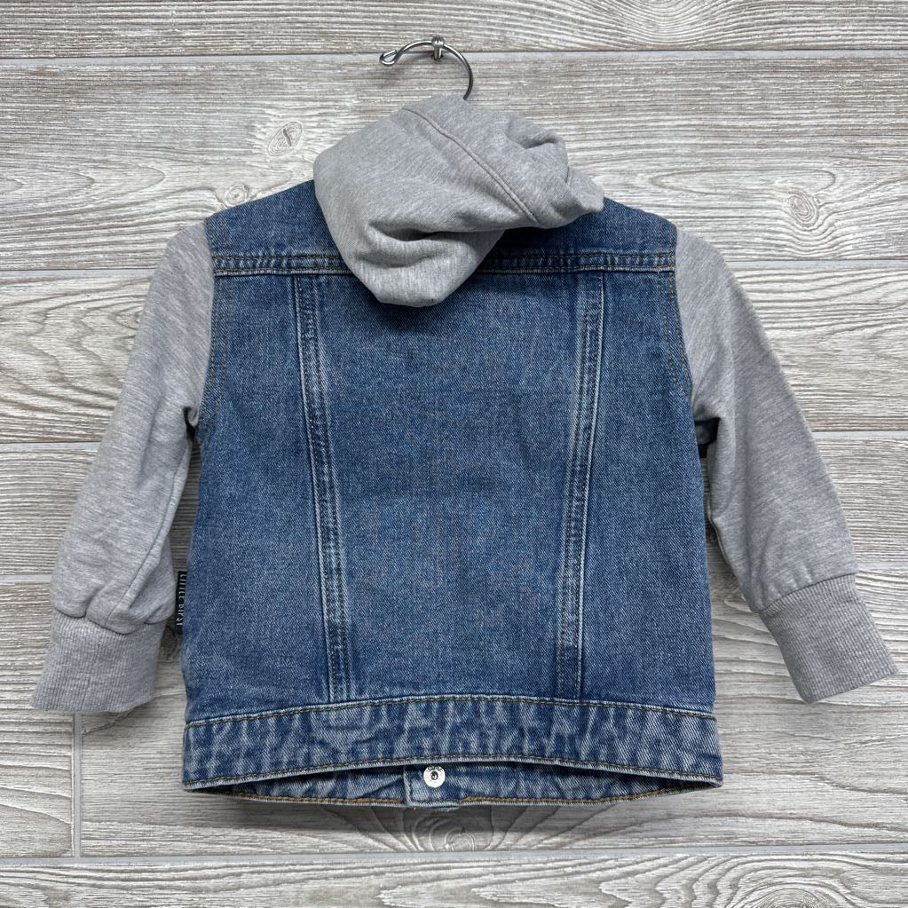 Hooded Denim Jacket 12-18M