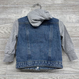 Hooded Denim Jacket 12-18M