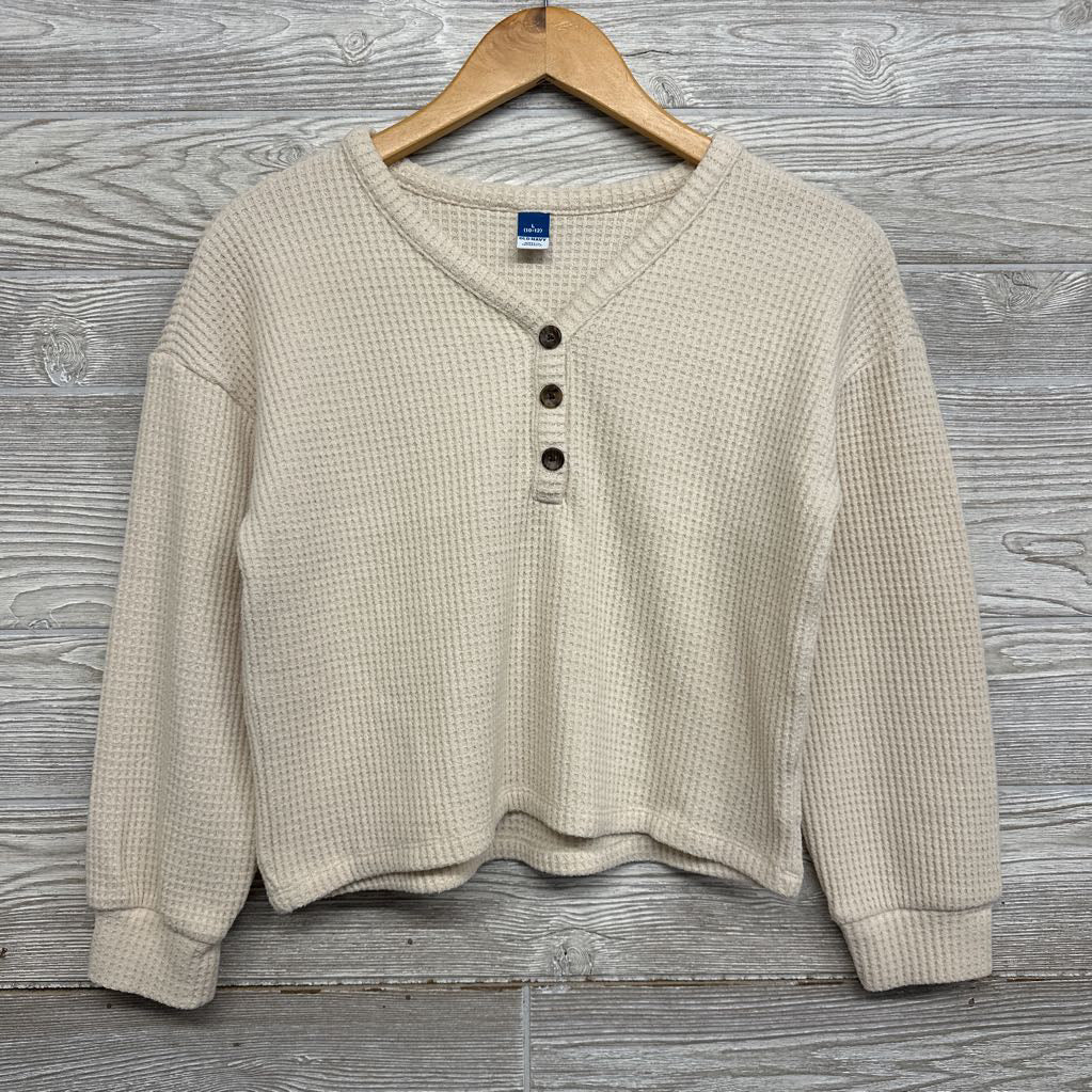 Waffle Knit Pullover 10-12