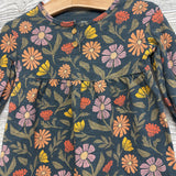 Organic LS Dress Flowers 12M