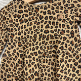 LS Animal Print Dress 6-12M