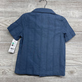 NEW Button Up SS Shirt 3t