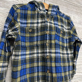 Plaid Button Up Shirt W/ Hood 4t